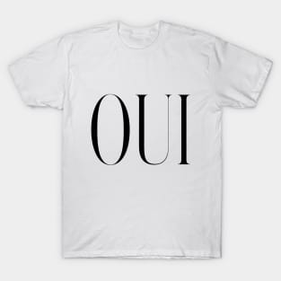 Oui Couture Style Slogan T-Shirt